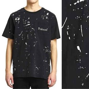 Profound Paint Splattered Logo Pocket T Shirt